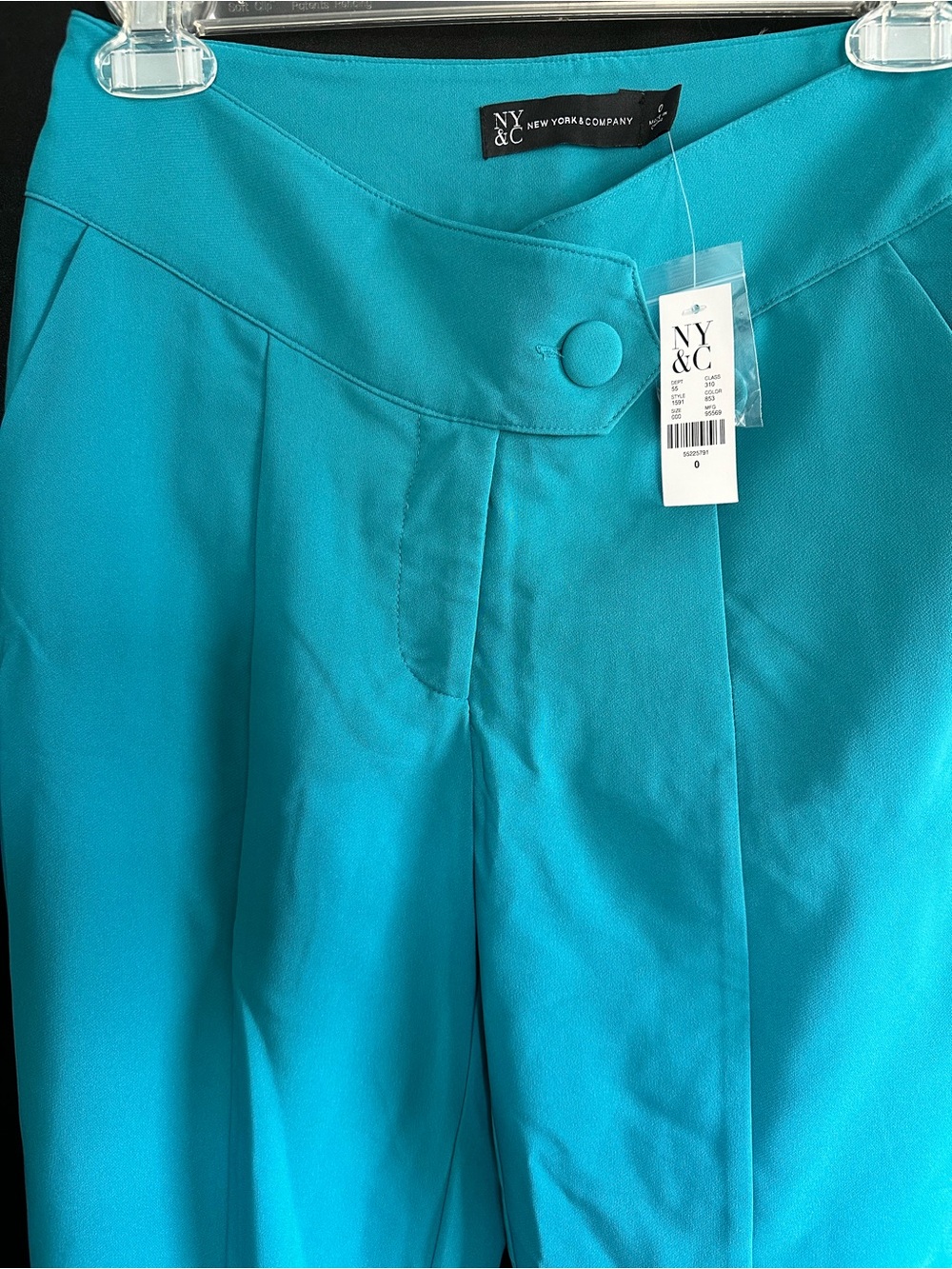 New York & Company Bright Teal Pant